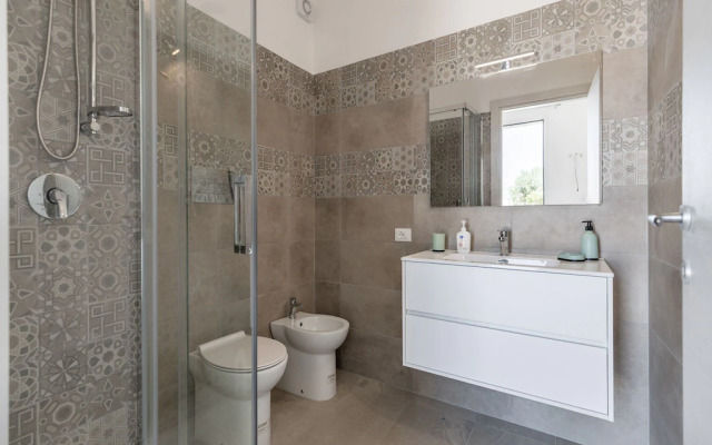 Detached villa with air conditioning