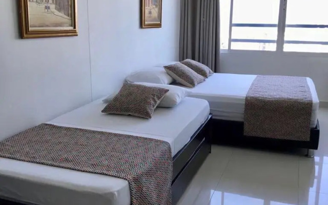 Apto con Balcón y Vista al Mar