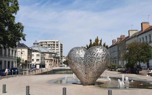 appartement 70m² 3 chambres avec 3 lits 2 places