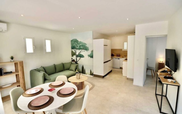 Bright Apartment - AC - 2br-4p - Gassin
