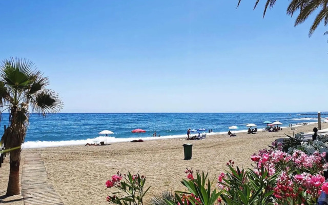 Marbella downtown next to the sea