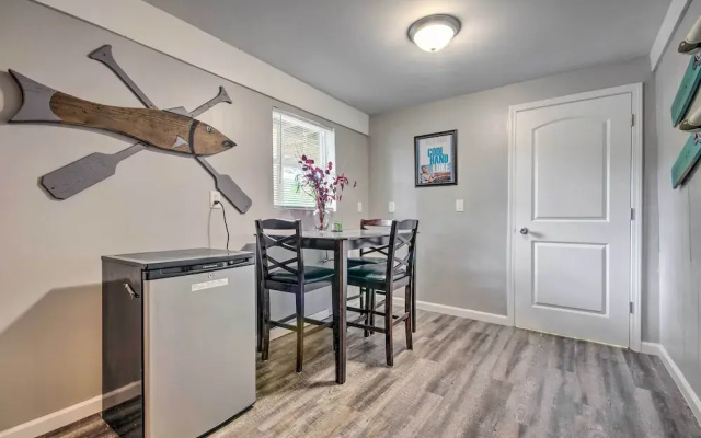 Lakefront Rocky Mount Escape w/ Dock & Grill!