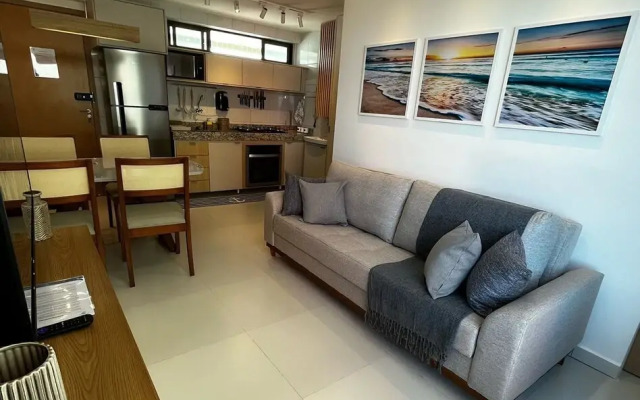 Flat beira mar no Barra Classic