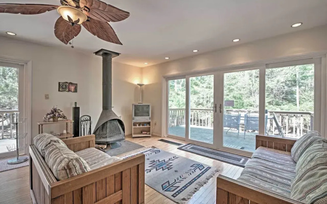 Creekside Arrowhead Lake House w/ Dock & Canoe!