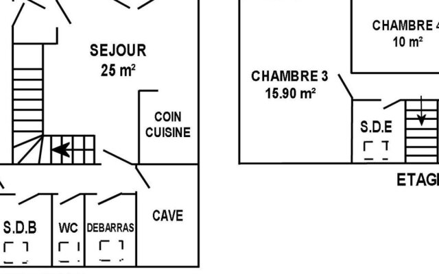 Gîte Moisdon-la-Rivière, 5 pièces, 8 personnes - FR-1-306-1008