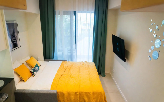 Apartments in the Rossiyanka apart-hotel on Pionersky Avenue 20
