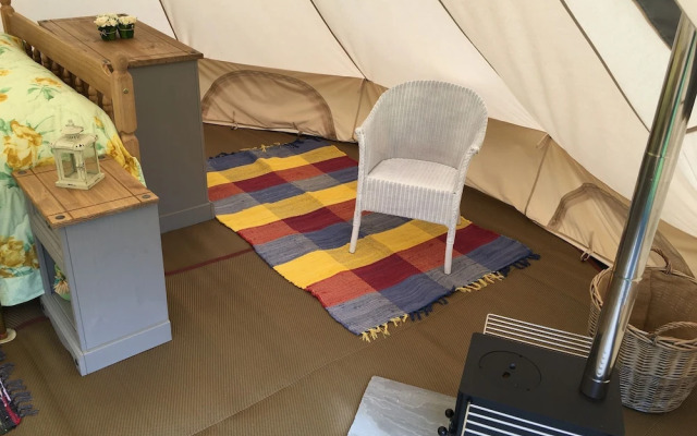Glamping at The Homestead - Ensuite Bell Tent