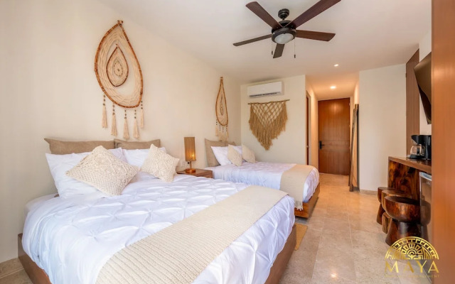 NHOA 108A Lux 2BR Condo Plunge Pool in Aldea Zama
