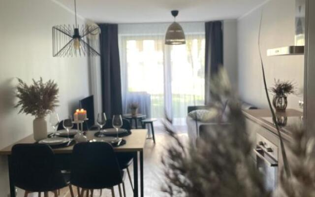 Divas Laivas apartments with a terrace
