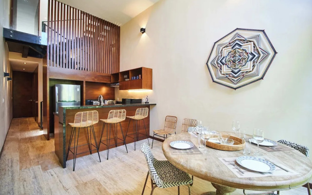 Luxury Penthouse in Aldea Zama, private pool and rooftop, 24 7 security in a gated community