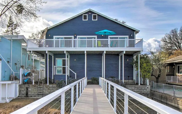 Spacious Lakeport Home w/ Dock & Mtn Views!