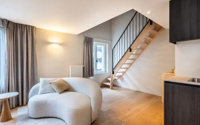 Stylish Duplex Studio With Premium Materials in Ghent City Center