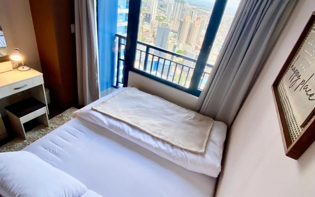 Cozy 1br w/ balcony @ AIR Makati * SKYLINE view