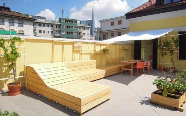Roof terrace flat