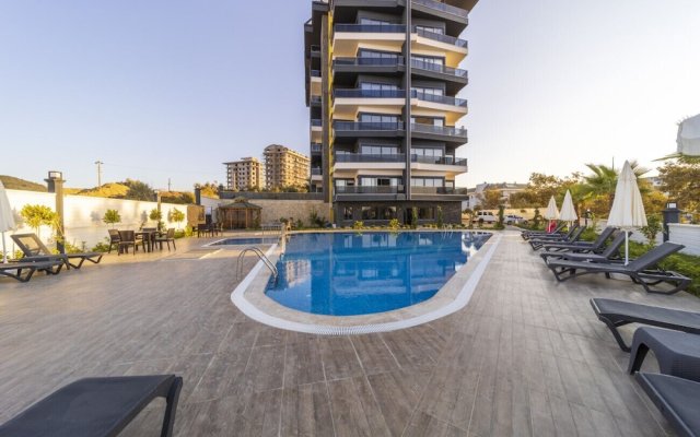 Flat With Shared Pool Hammam and Sauna in Alanya