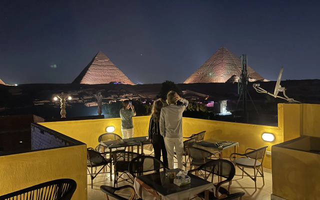 The pyramids plateau view