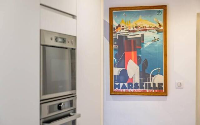 Appartement 5*, Climatisé, avec Terrasse au quartier Le Panier