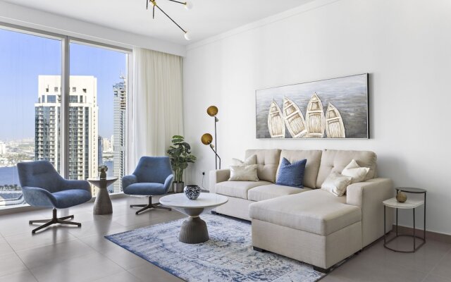 WelHome - Luxe Apartment With Incredible View on Dubai Creek