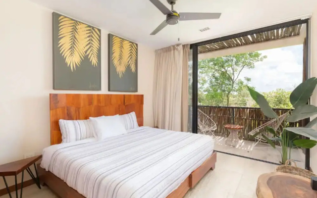 Luxury Penthouse in Aldea Zama, private pool and rooftop, 24 7 security in a gated community