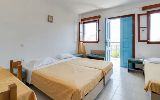 Bright Holiday Home in Symi Island With Balcony