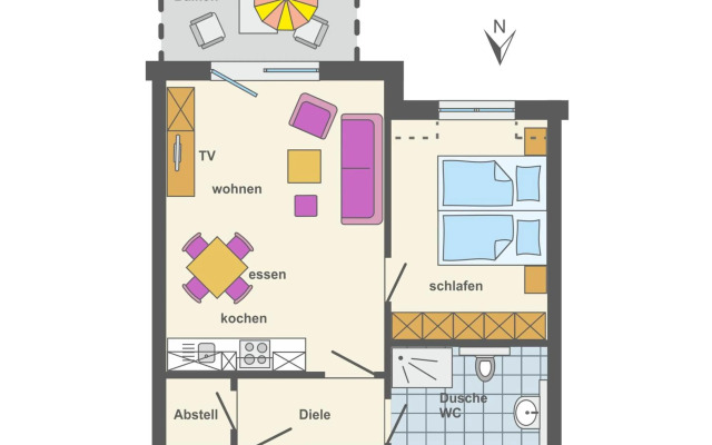 Villa Carpe Diem Wohnung 6