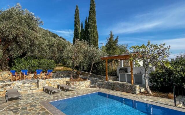 Villa Panorama Skopelos Amazing Sea View Private Pool Sleeps 7 Private & Peaceful