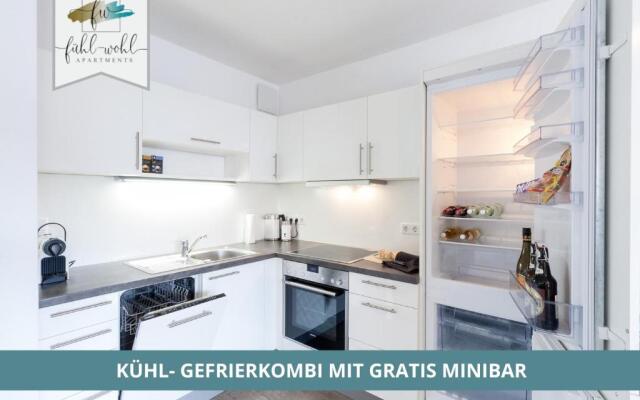 Apartment am Hofgarten - 2 Zi Küche, Duschbad, Balkon und Parkplatz