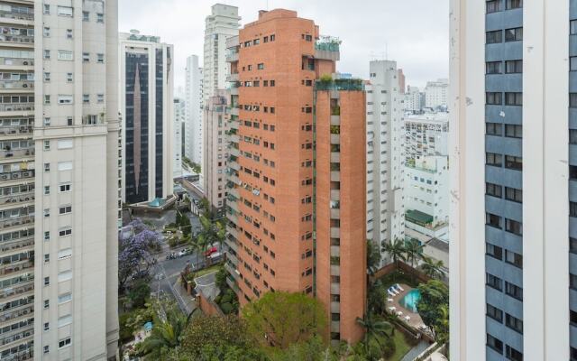 Ce1407 Flat Para até 4, Andar Alto no Jardins!