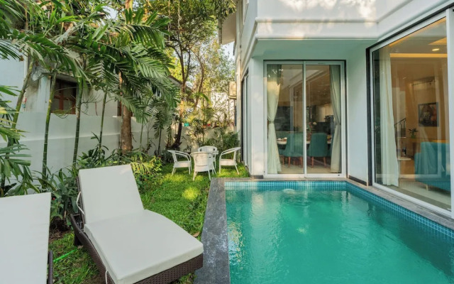 Luxe 4 BHK Villa Near Popular Beaches with Private Pool