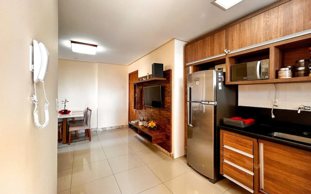 Apto Aconchegante c Wifi Ar-condicionado e Garagem