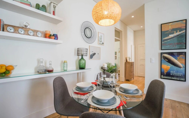 Stylish Apartment near Av Liberdade