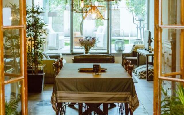 Apartamento Bizcocheros con piscina y jardin