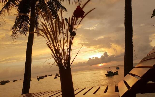 sunset beach house