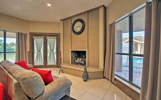 Pool & Game Room: Waterfront Harlingen Home