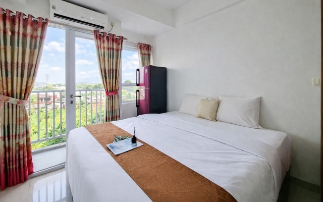 Comfy White Studio At Poris 88 Apartment – Guest Rooms – Tangerang