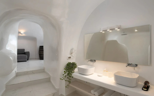 White Concept Caves