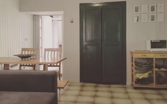 Rural house on the lake.