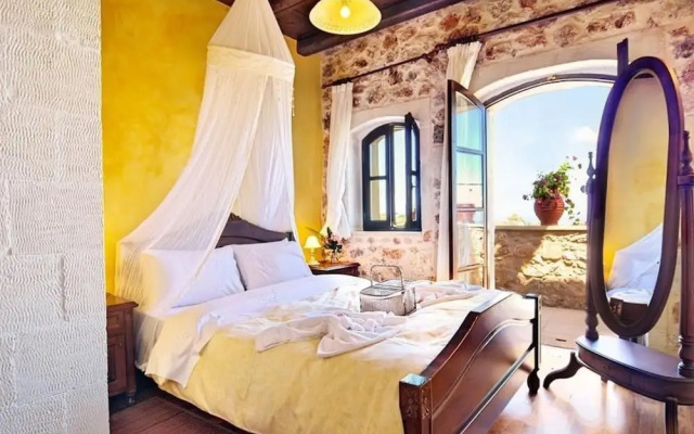 Samonas Traditional Villas Blue Villa Mantzourana - 55m Maisonette