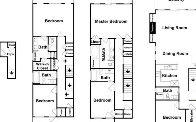1205s16b 5 Bedroom Duplex