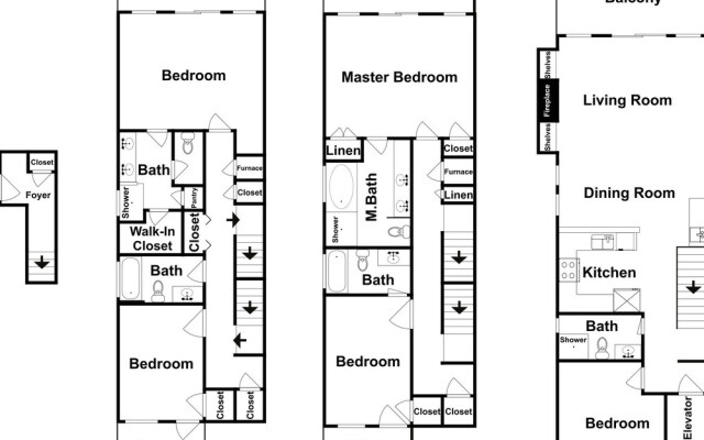 1205s16b 5 Bedroom Duplex