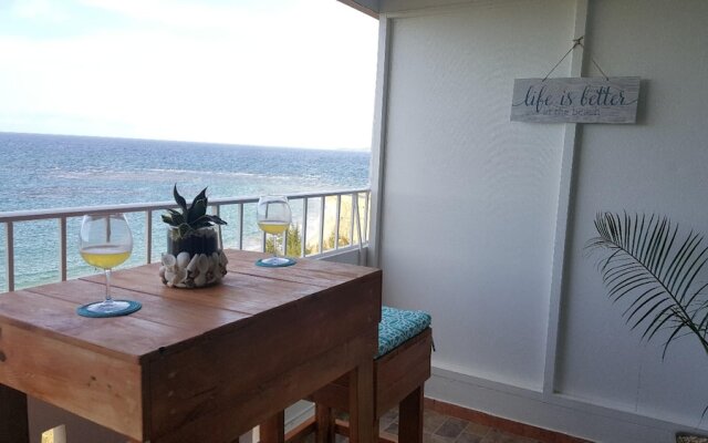 Breathtaking ocean view apt, steps from the beach!