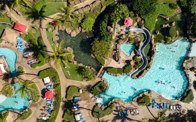 Honua Kai 3 Free Rental Cars KBM Resorts Extra Large Lanai 3 Units, 4 Bedrooms HK Ml-1826