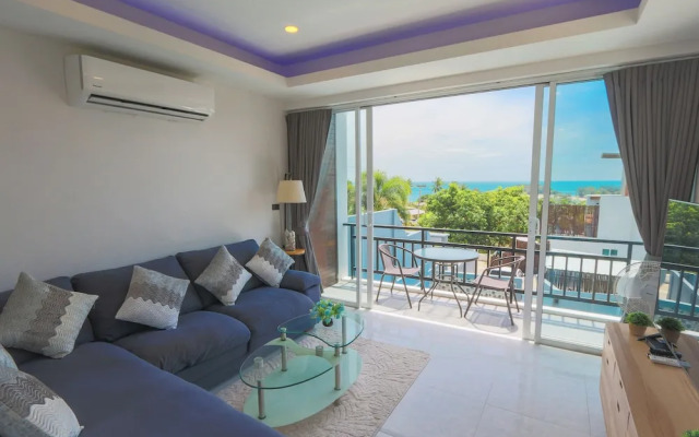 Sea View Front&Back Pool Near Beach V240