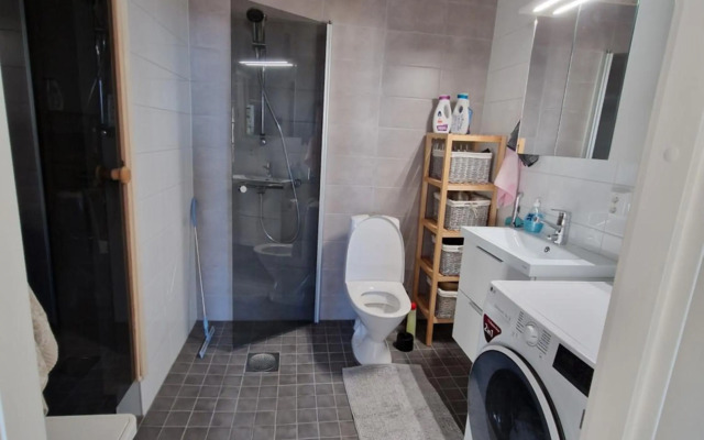 62m2 10th floor modern apartment with sauna and view