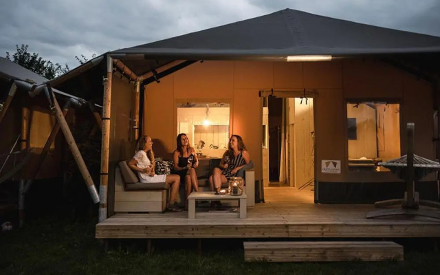 Luxe Safaritent 6 persoons op Camping Rijsterbos