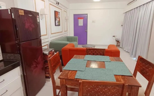 Most convenient 2 BR apartment in central Anjuna
