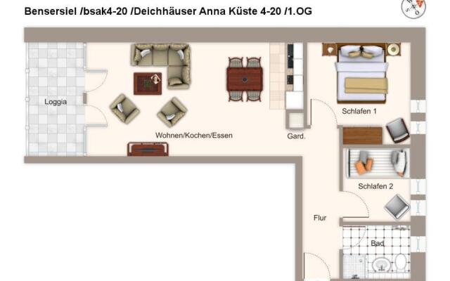 Deichhäuser Anna Küste Deichhäuser Anna Küste 4-20