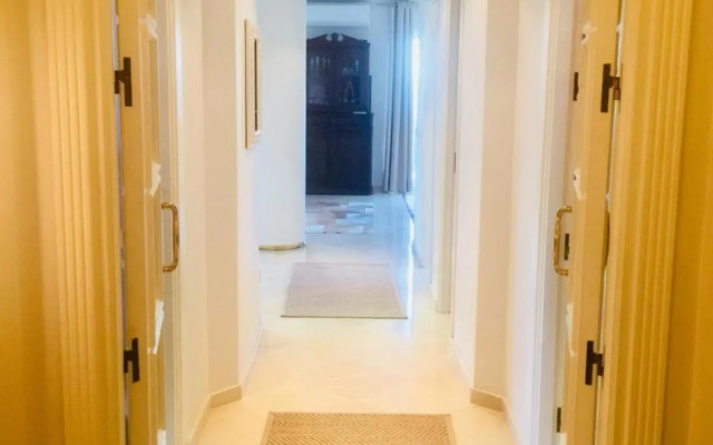 Marbella downtown next to the sea