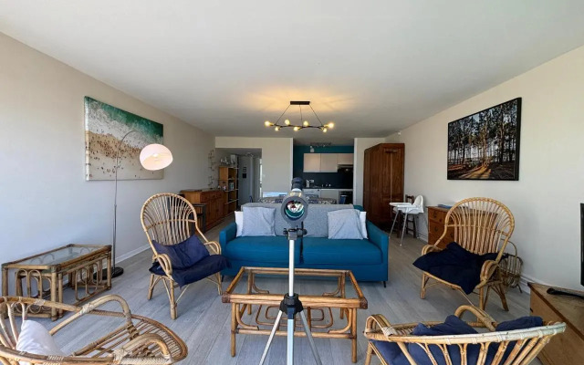 Appt traversant vu Mer et Dunes avec Garage