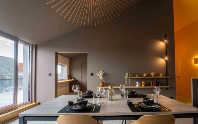 Luxury Penthouse & Terrace - Mons City Center